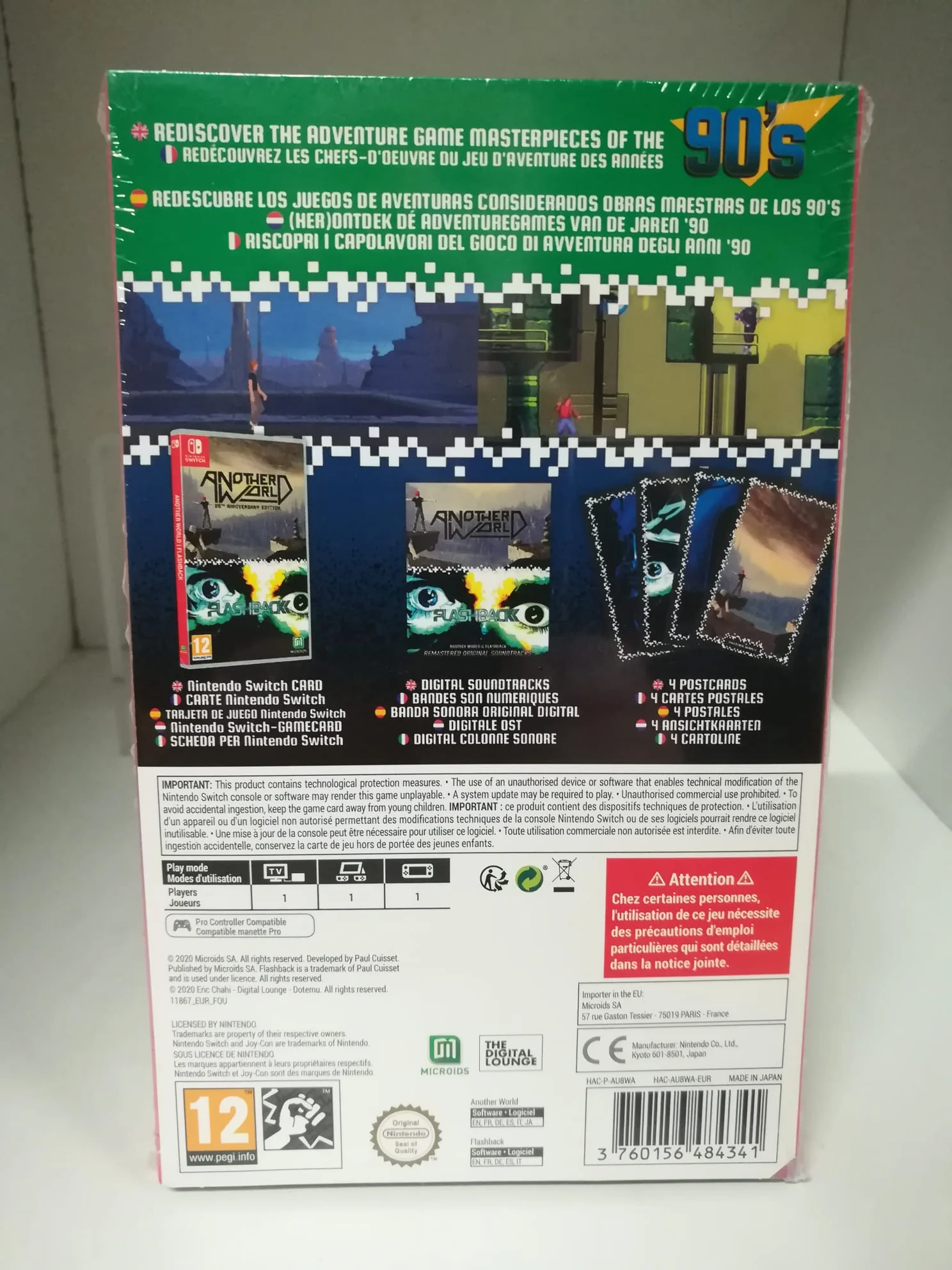 ANOTHER WORLD/ FLASHBACK NINTENDO SWITCH - Image 2