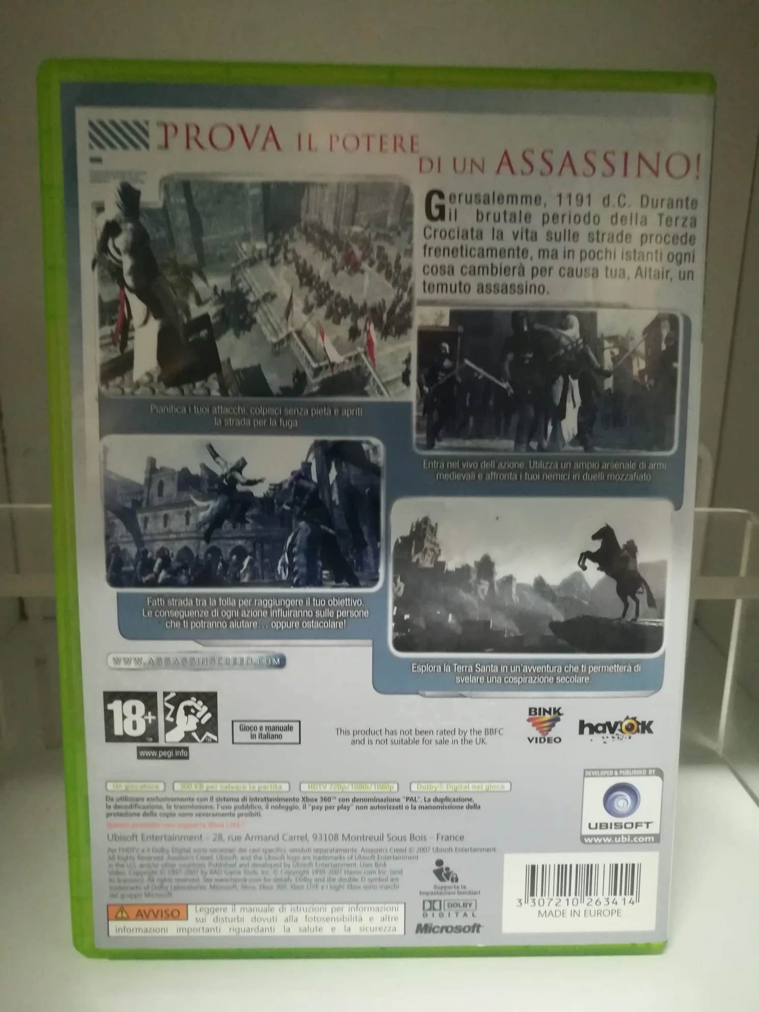 ASSASSIN'S CREED XBOX 360 (gioco in italiano)(usato garantito) - Image 2