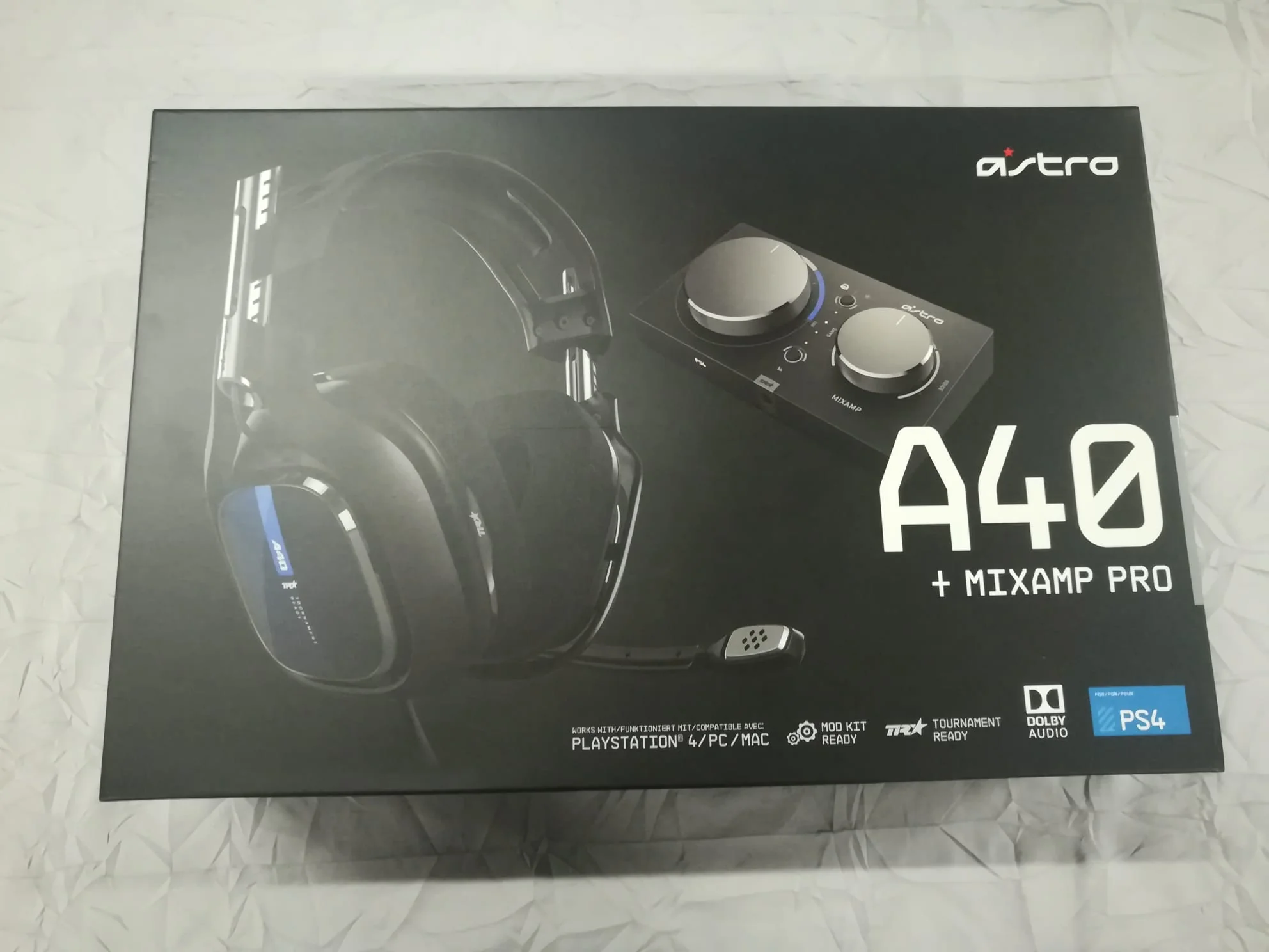 ASTRO A40 TR GAMING HEADSET GEN. 4 + MIXAMP PRO TR PS5/PS4/PC GAMES(nuove) - Image 7