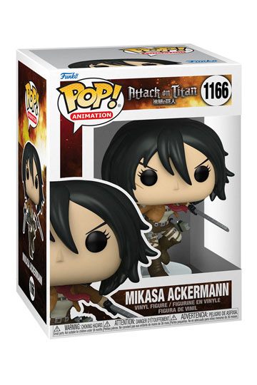 Attack on Titan POP! FUNKO Mikasa Ackerman with Swords 9 cm