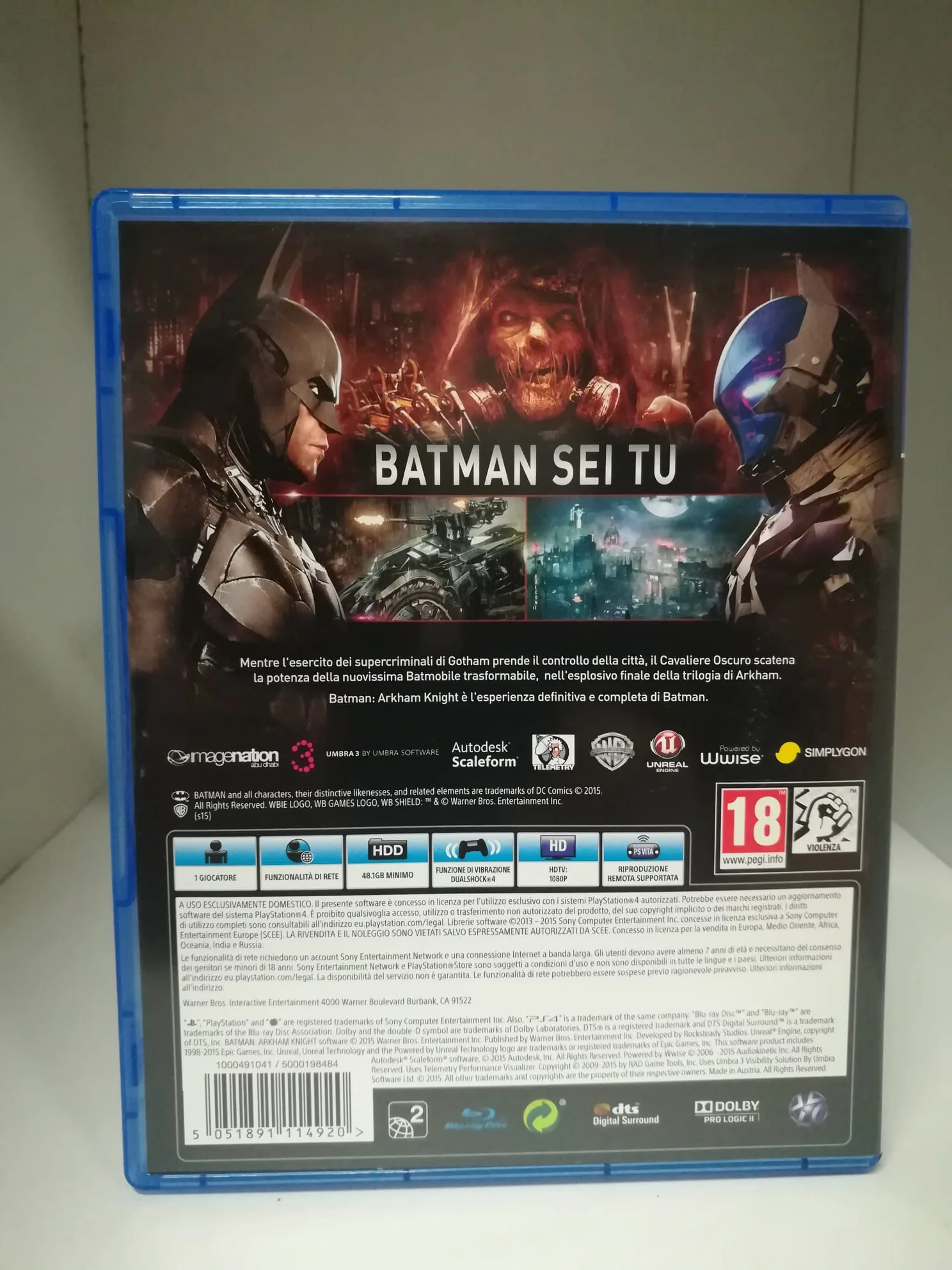 BATMAN ARKHAM KNIGHT PS4 (usato garantito) - Image 2