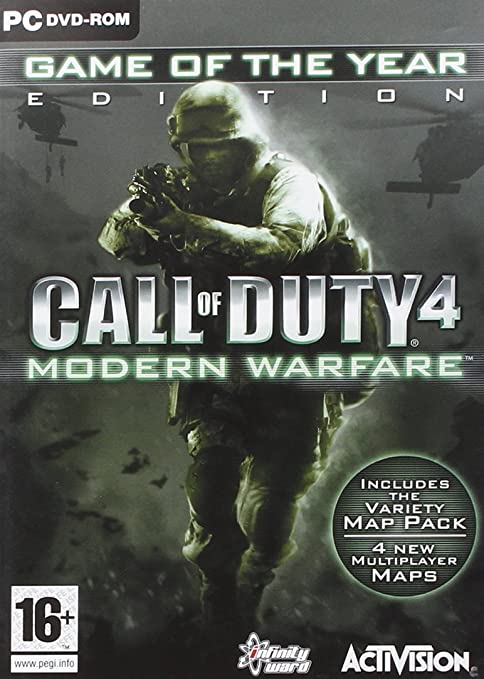 CALL OF DUTY 4 MODERN WARFARE GAME OF THE YEAR EDITION PC EDIZIONE EUROPEA MULTILINGUA ITALIANO