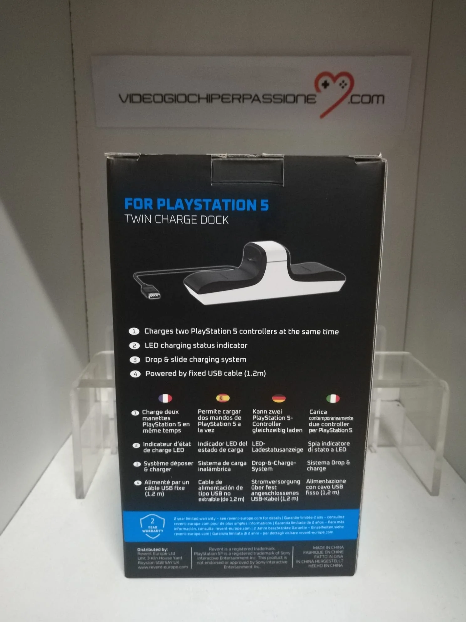 Caricatore Doppio Dock, PlayStation 5 Controller - Image 2
