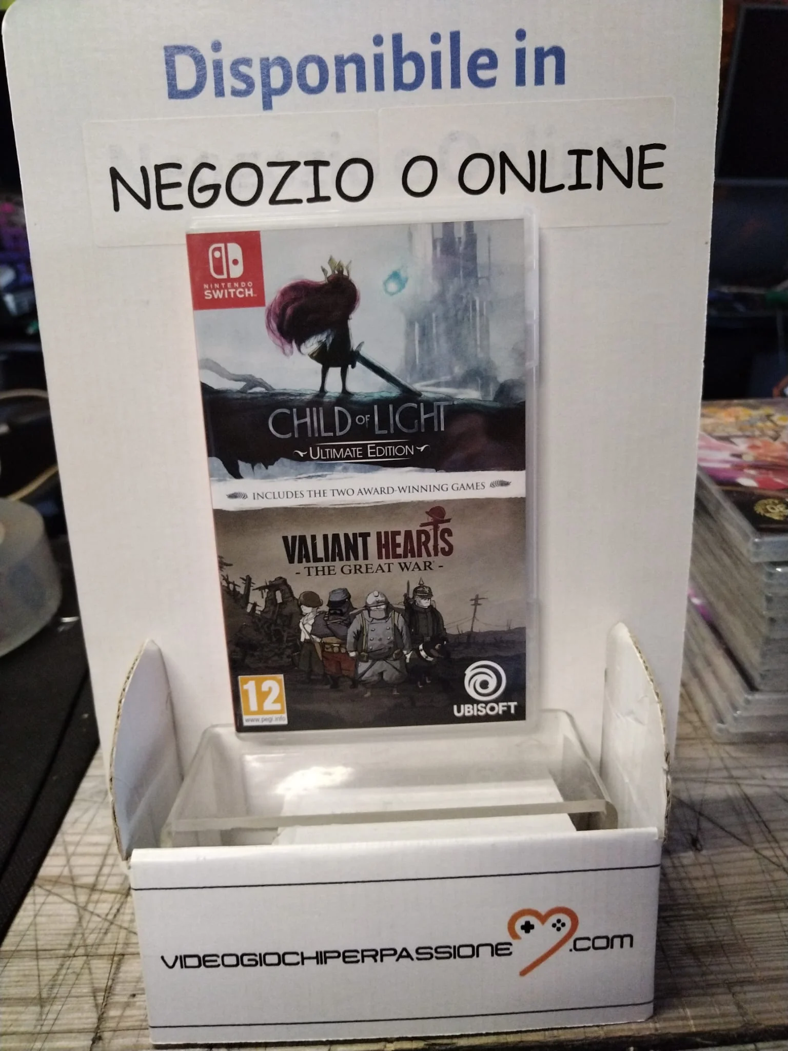 CHILD OF LIGHT ULTIMATE EDITION + VALIANT HEARTS THE GREAT WAR NINTENDO SWITCH - Image 2