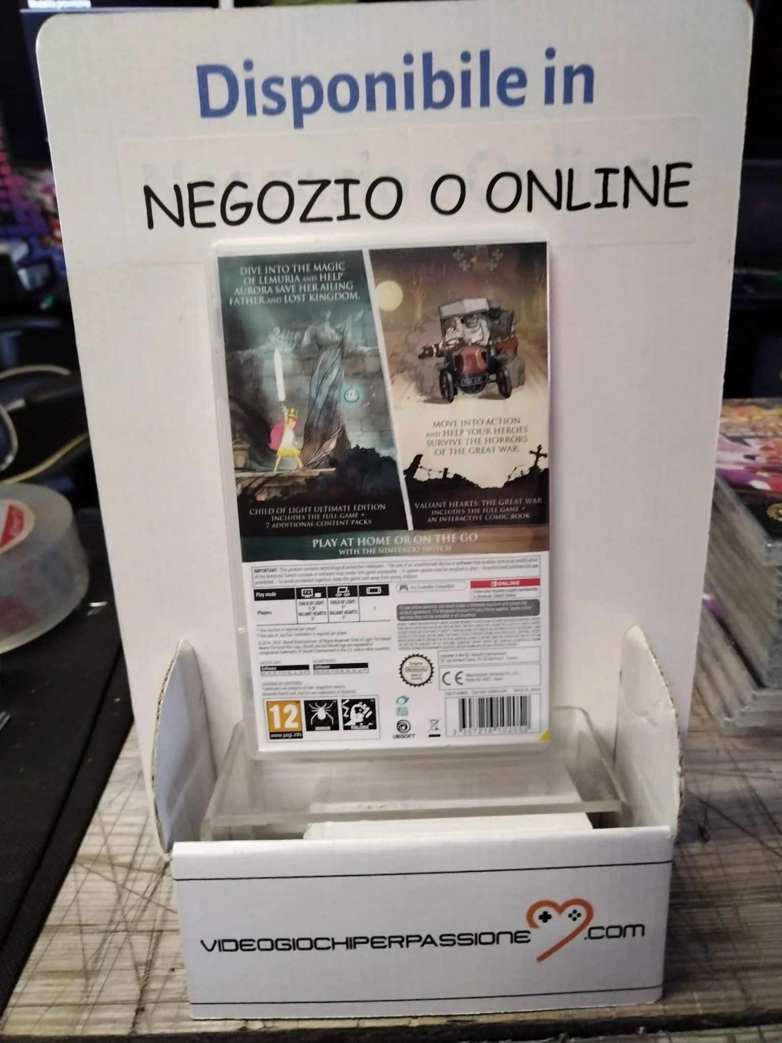 CHILD OF LIGHT ULTIMATE EDITION + VALIANT HEARTS THE GREAT WAR NINTENDO SWITCH - Image 3