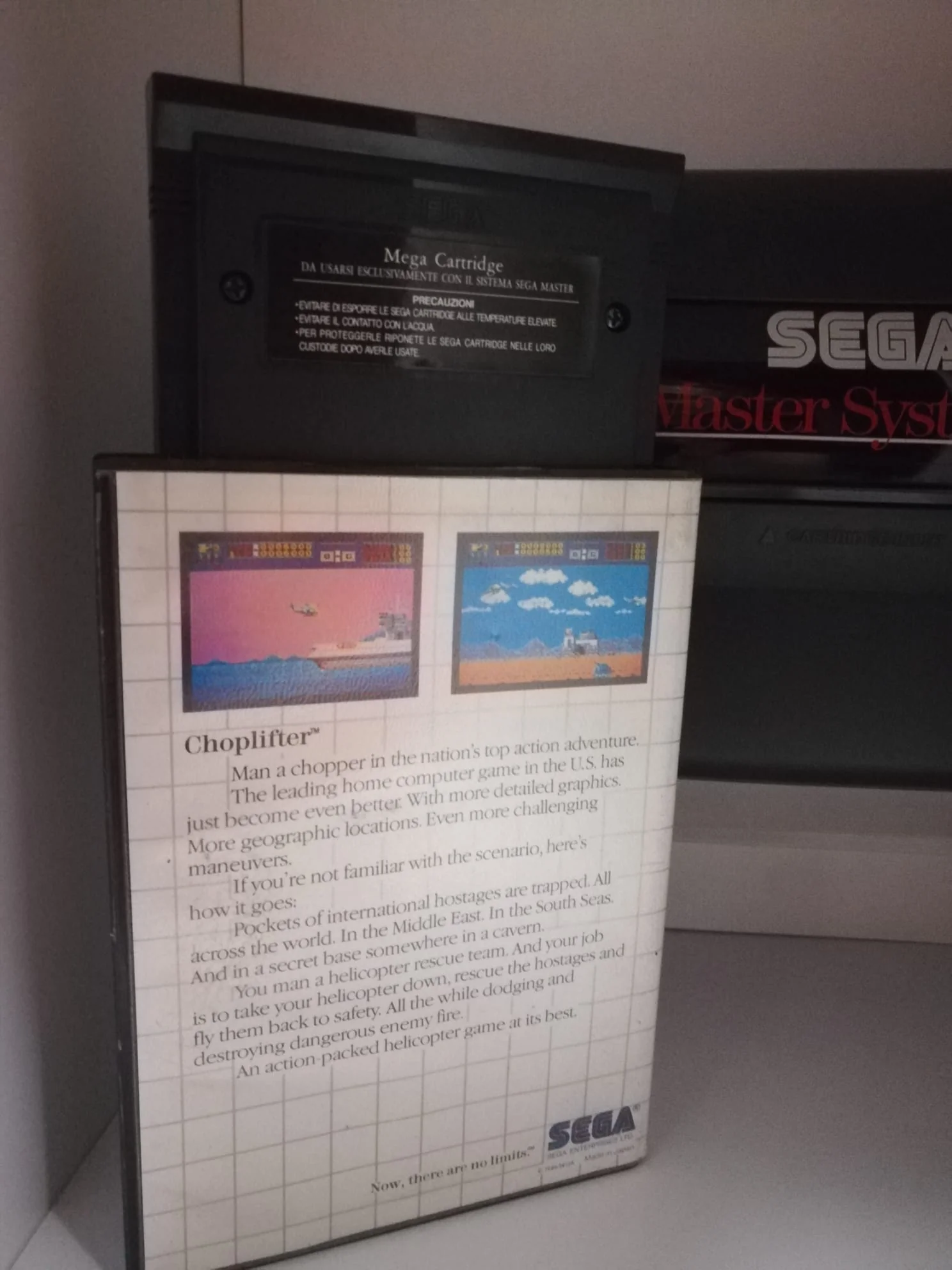 CHOPLIFTER THE MEGA CARTRIDGE SEGA (usato garantito)(senza manuale) - Image 2