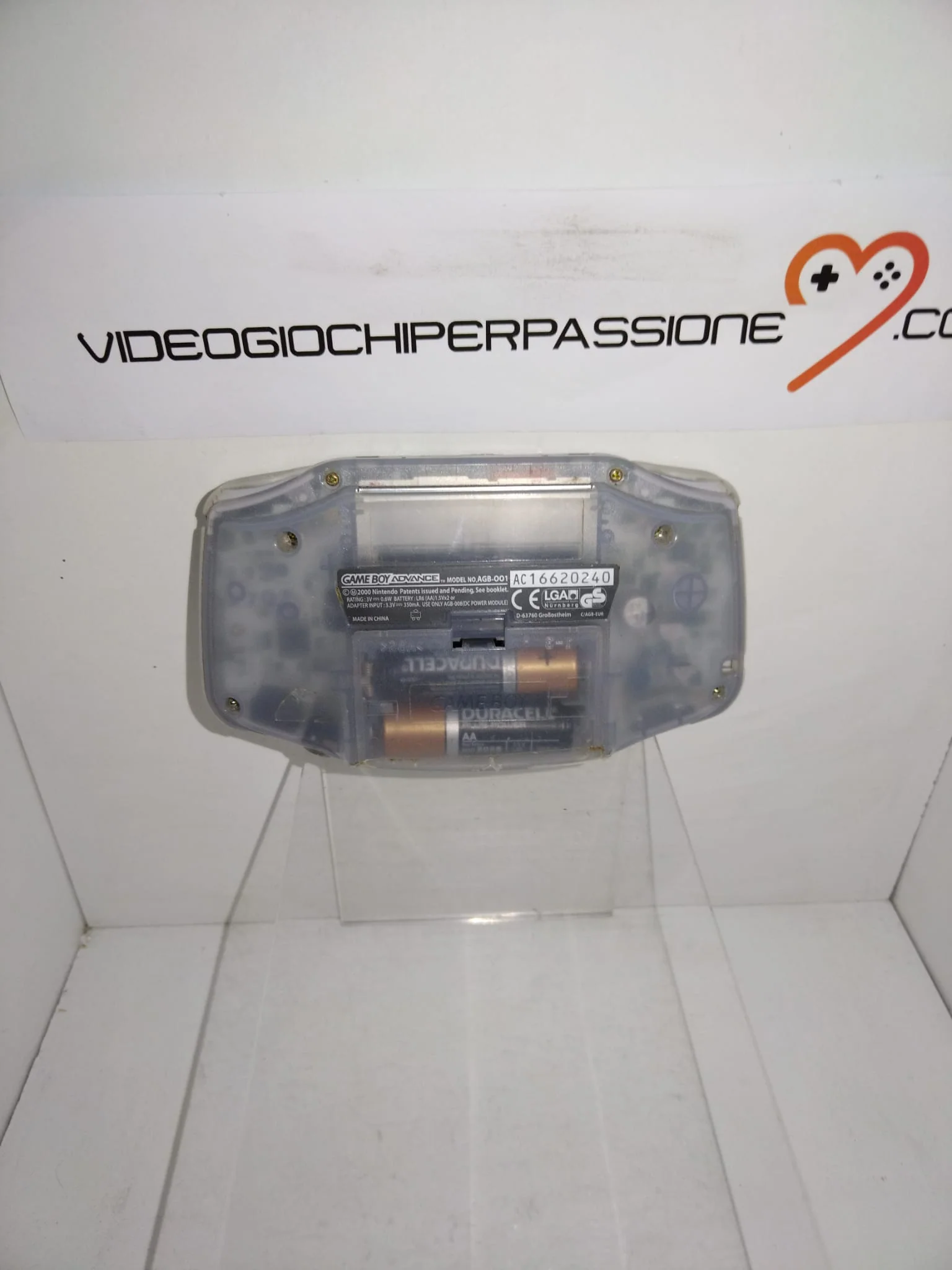 CONSOLE NINTENDO- game boy advance -(usato)TRASPARENTE - Image 3