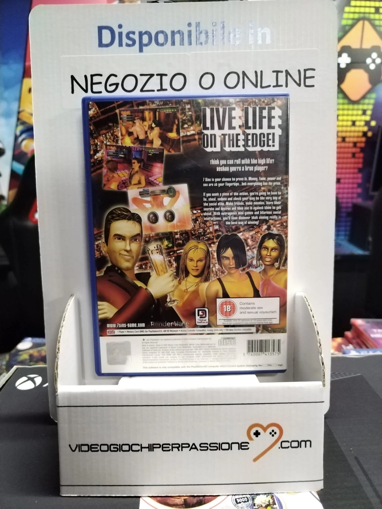 7 SINS PS2 (usato)versione inglese - Image 2