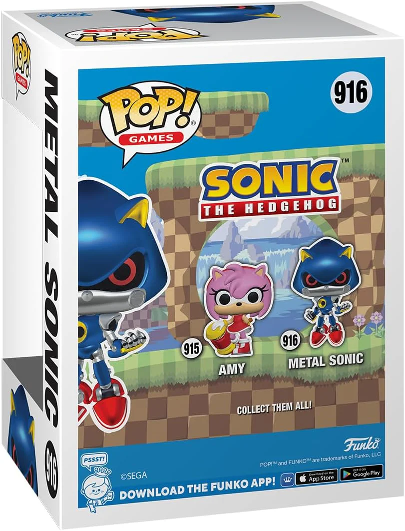 Funko Pop! Games: Sonic The Hedgehog - Metal Sonic -916 - Image 3