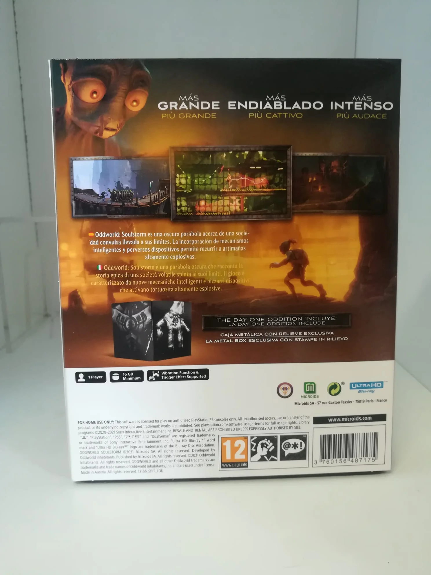 Oddworld: Soulstorm-Day One Oddition Steel Book Edition PS5 Edizione Italiana(usato) - Image 5