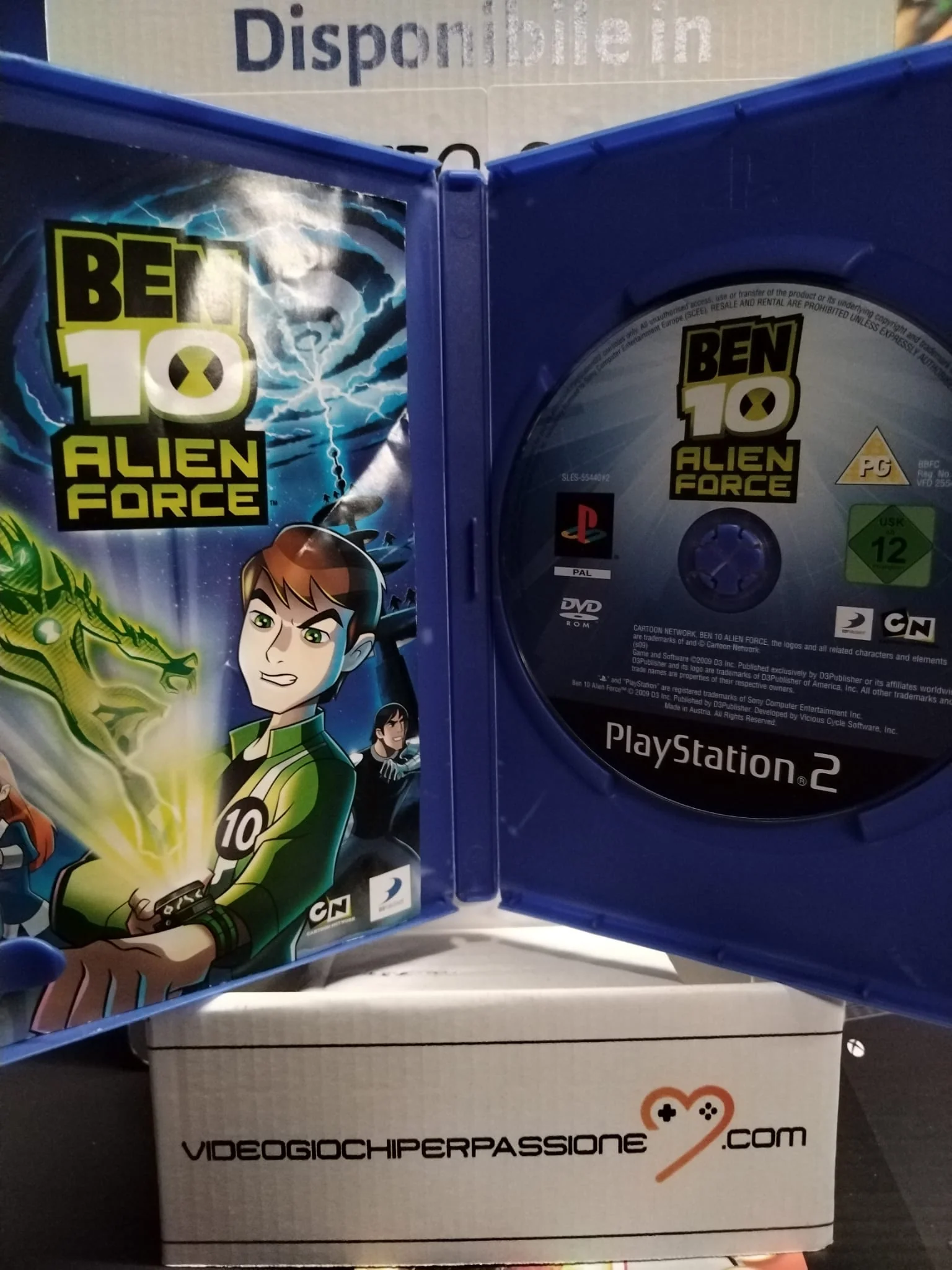 BEN 10 ALIEN FORCE PS2 (usato)versione italiana - Image 3