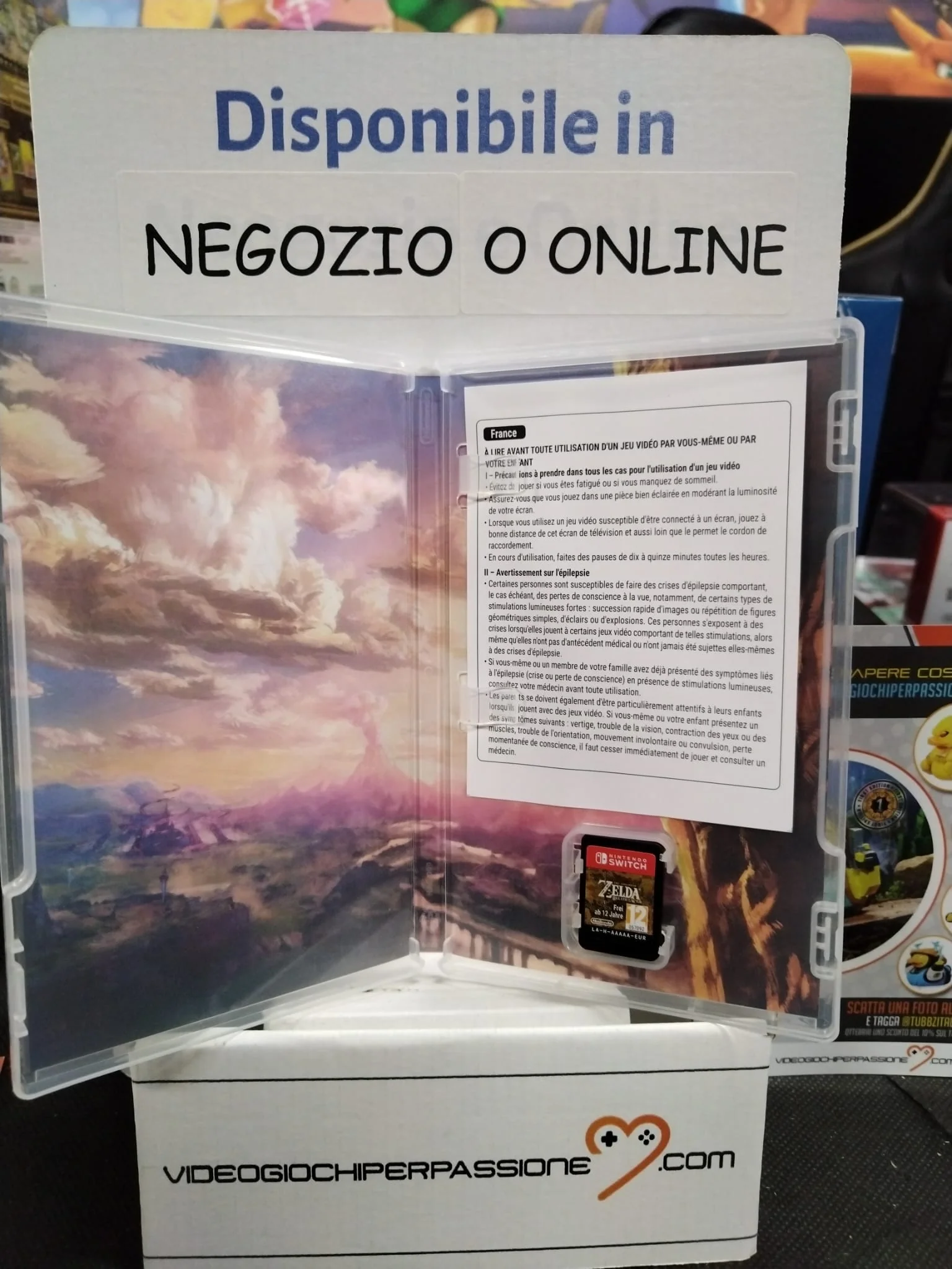 THE LEGEND OF ZELDA BREATH OF THE WILD NINTENDO SWITCH (usato garantito) - Image 3