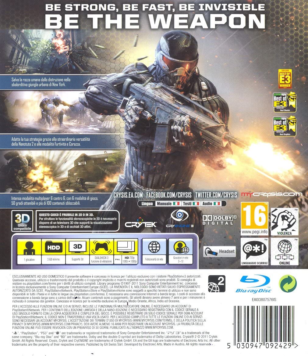 CRYSIS 2 PS3 (in italiano) - Image 2