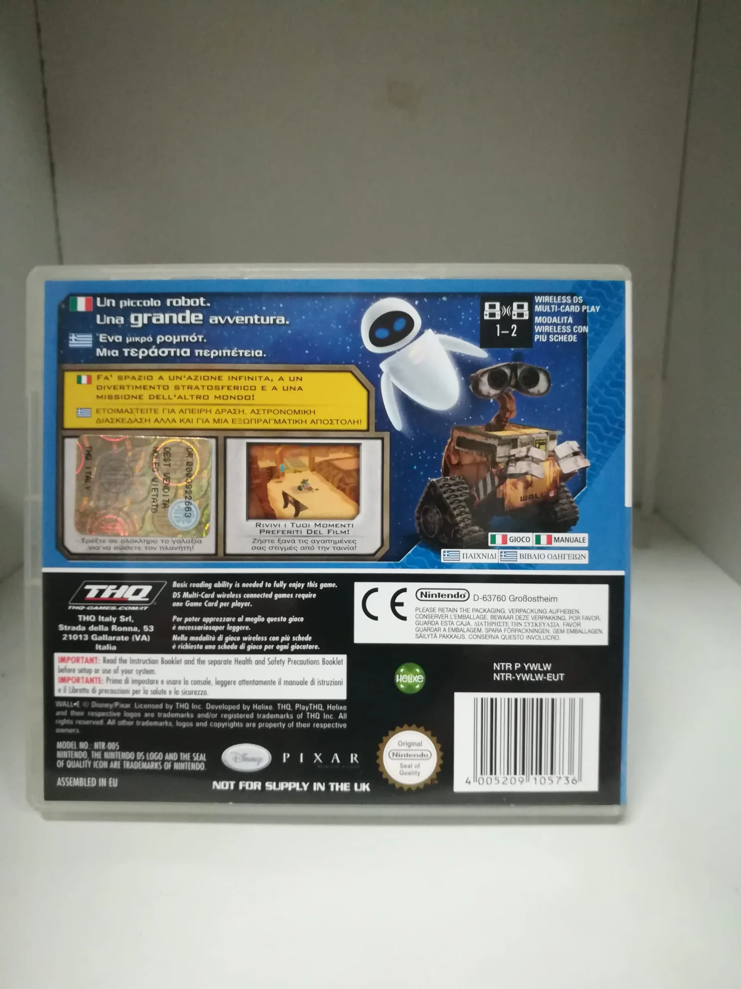 DISNEY PIXAR WALL E NINTENDO DS (usato garantito) - Image 2