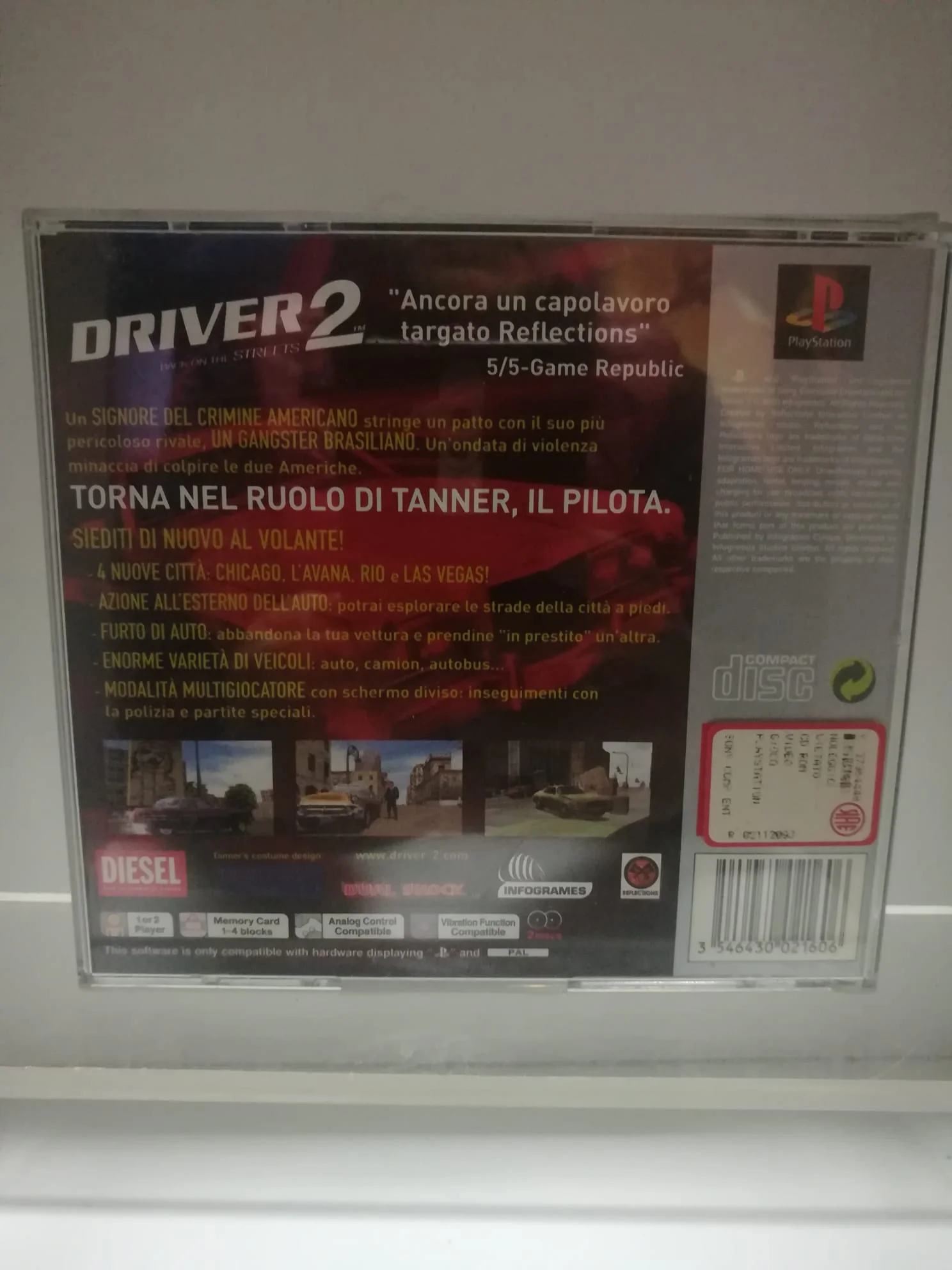 DRIVER 2 PS1 (usato garantito)(manca il manuale) - Image 2