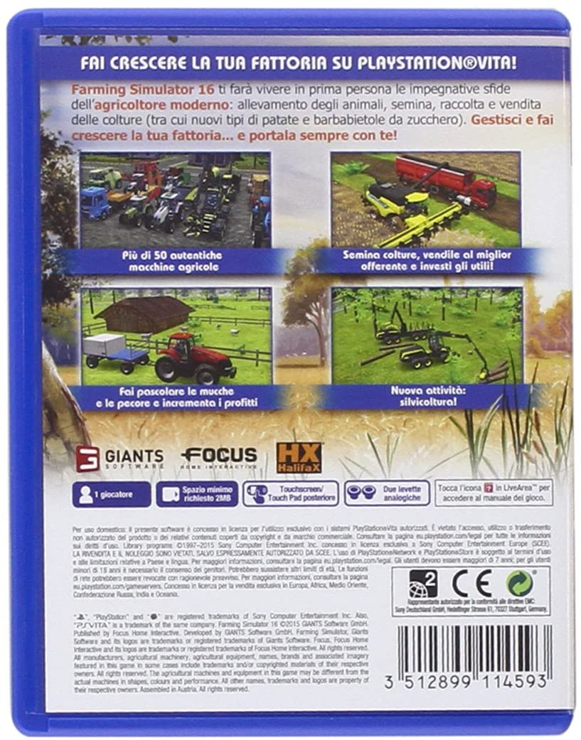 FARMING SIMULATOR 16 PS VITA EDIZIONE ITALIANA - Image 4