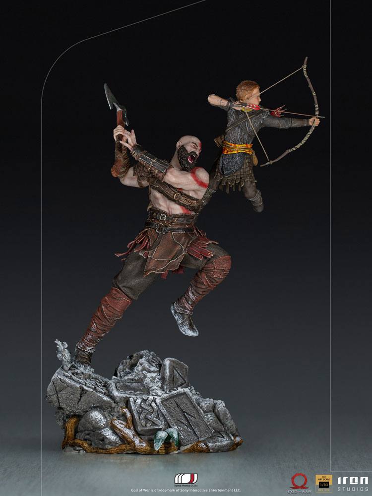 God of War BDS Art Scale Statue 1/10 Kratos & Atreus 34 cm - Image 2