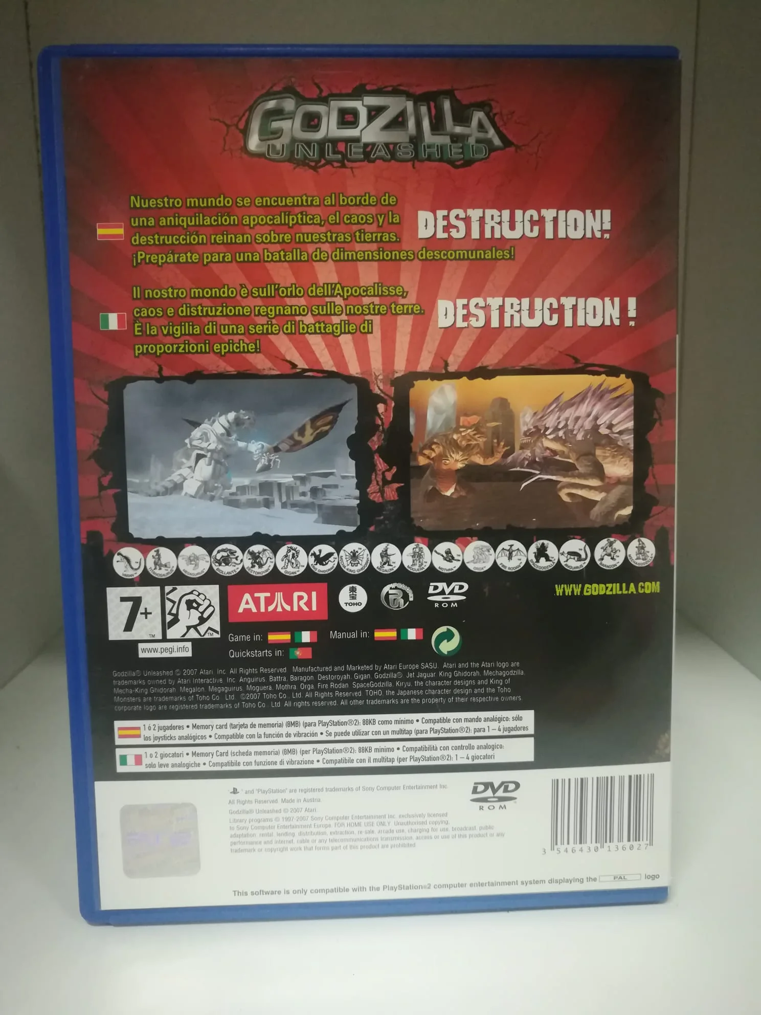 GODZILLA UNLEASHED PS2 (usato garantito) - Image 2