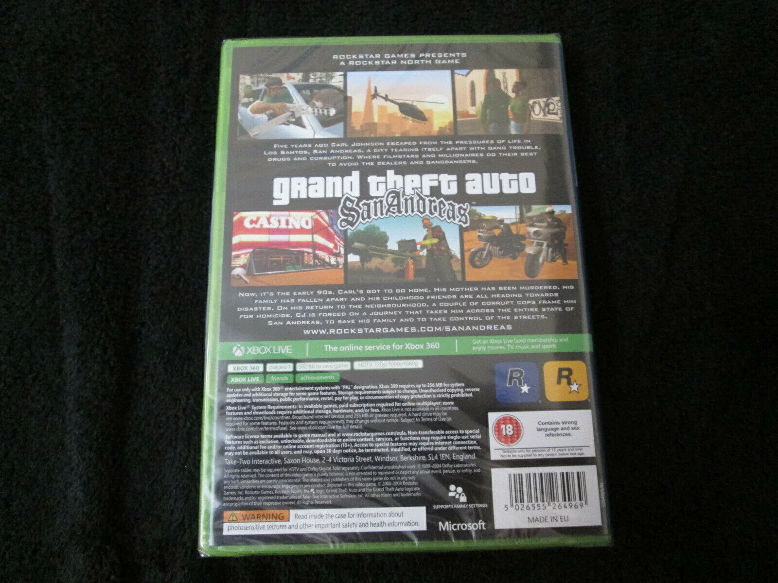 GRAND THEFT AUTO SAN ANDREAS XBOX 360 - Image 2