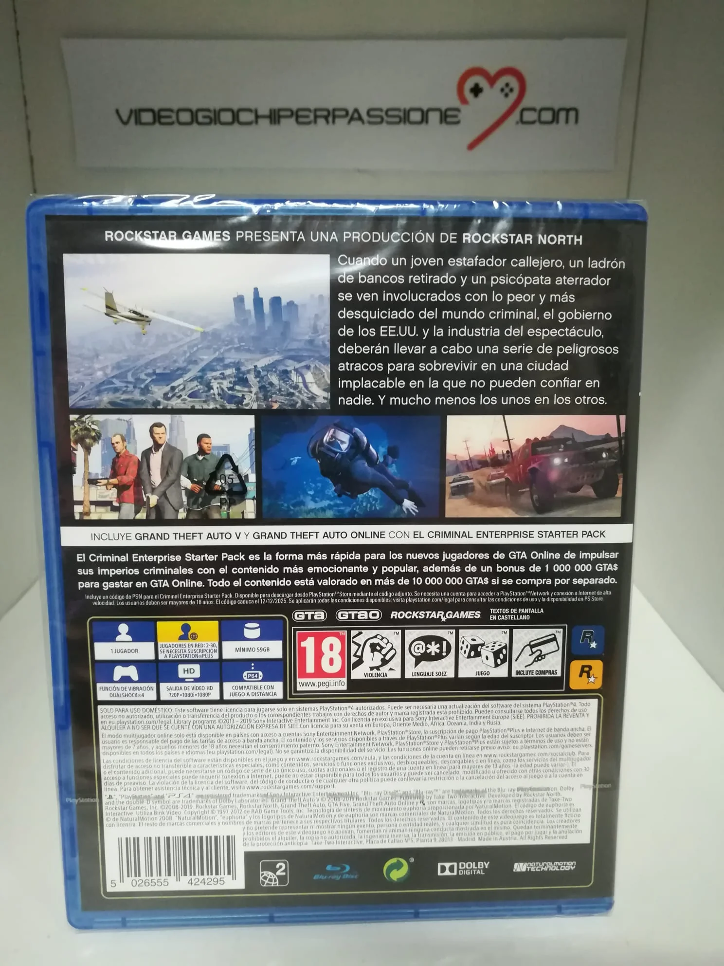 GTA 5 - GRAND THEFT AUTO V PREMIUM EDITION PLAYSTATION 4 EDIZIONE SPAGNOLA - Image 3
