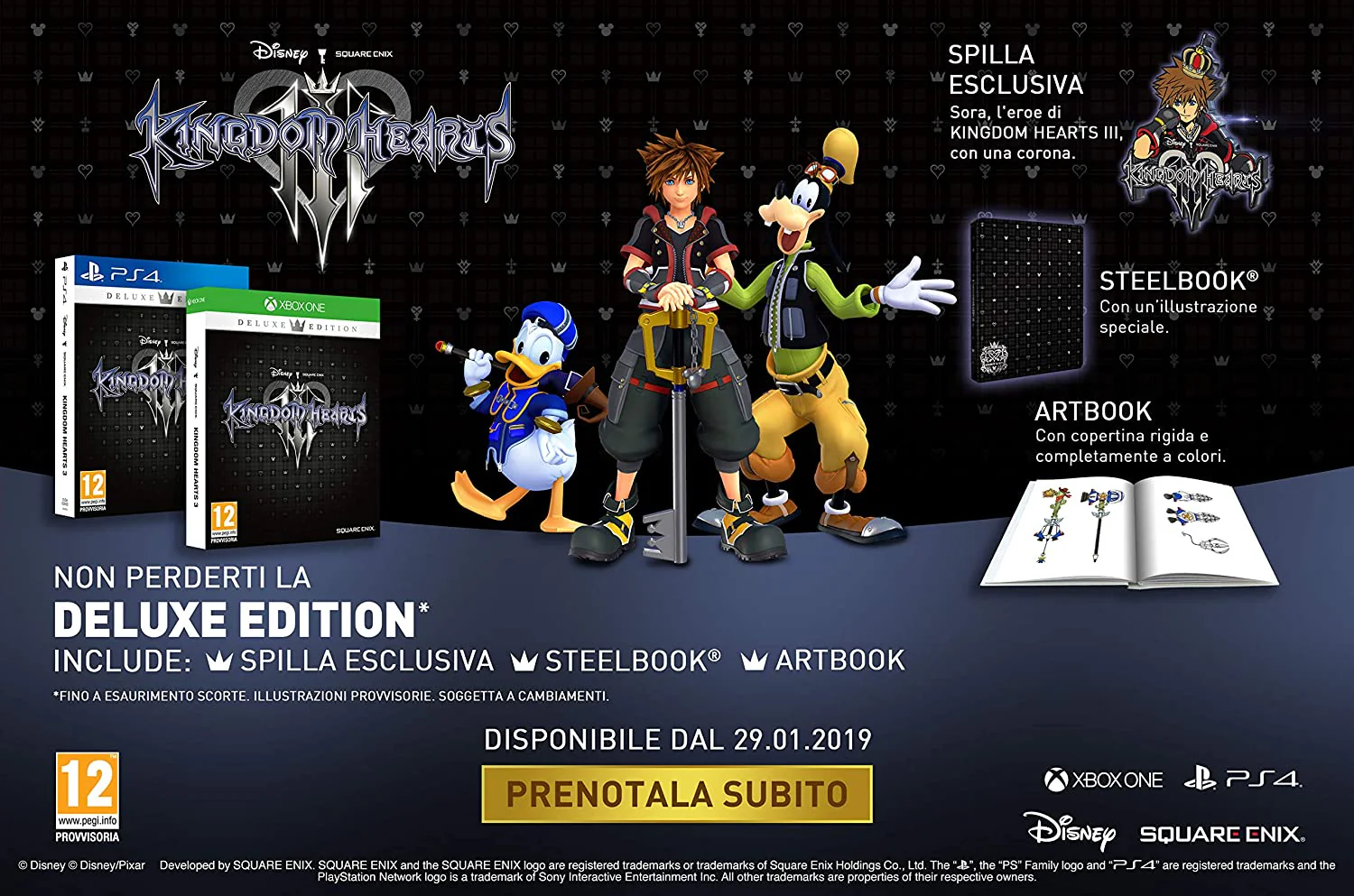 KINGDOM HEARTS III DELUXE EDITION PLAYSTATION 4 EDIZIONE REGNO UNITO - Image 4