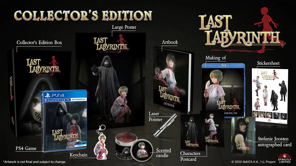 Last Labyrinth Collector's Edition Playstation 4 ( Playstation VR Necessario) Edizione Tedesca - Image 2