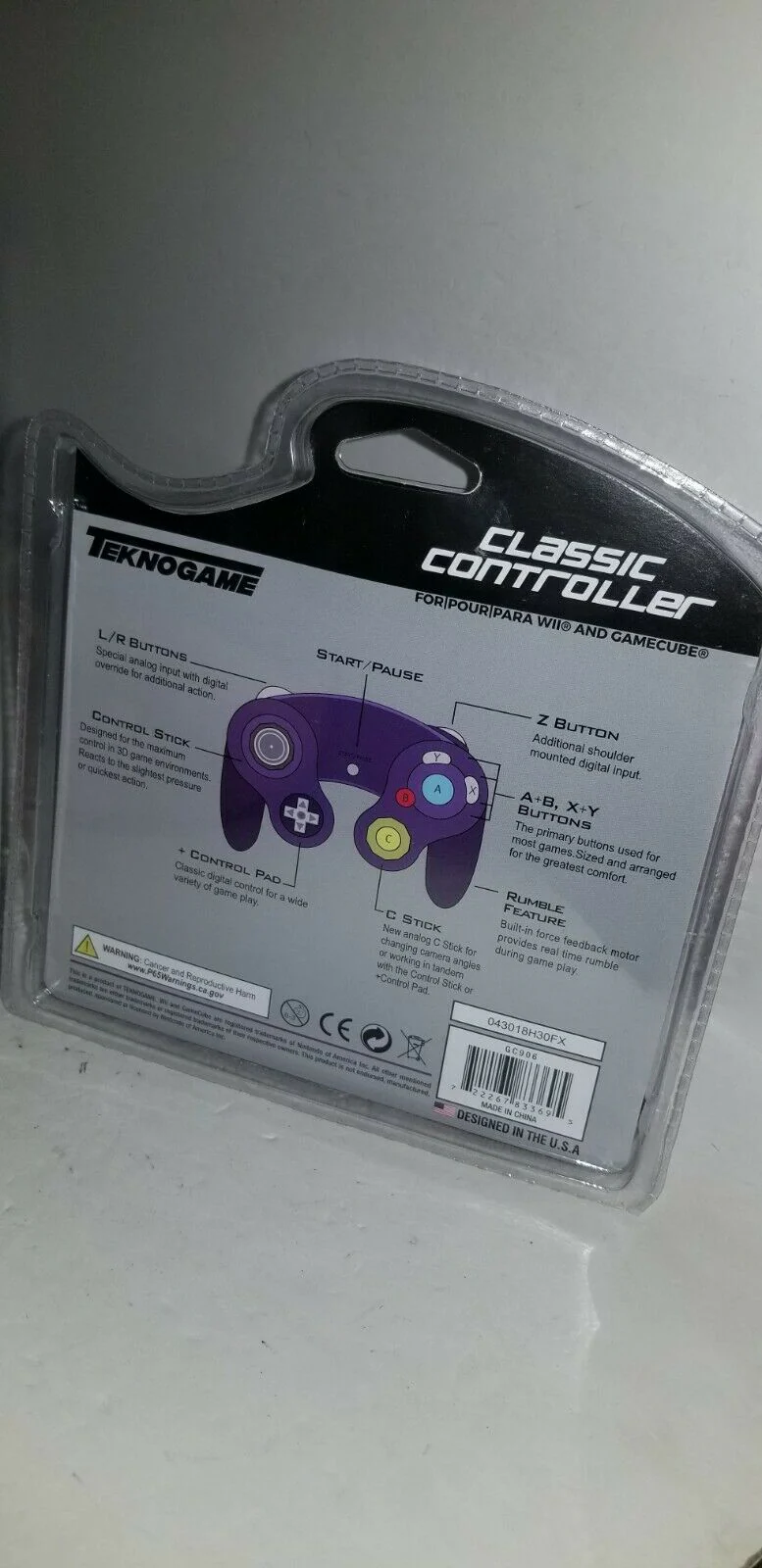 CONTROLLER PAD CLASSIC PER WII & GAMECUBE - Image 2
