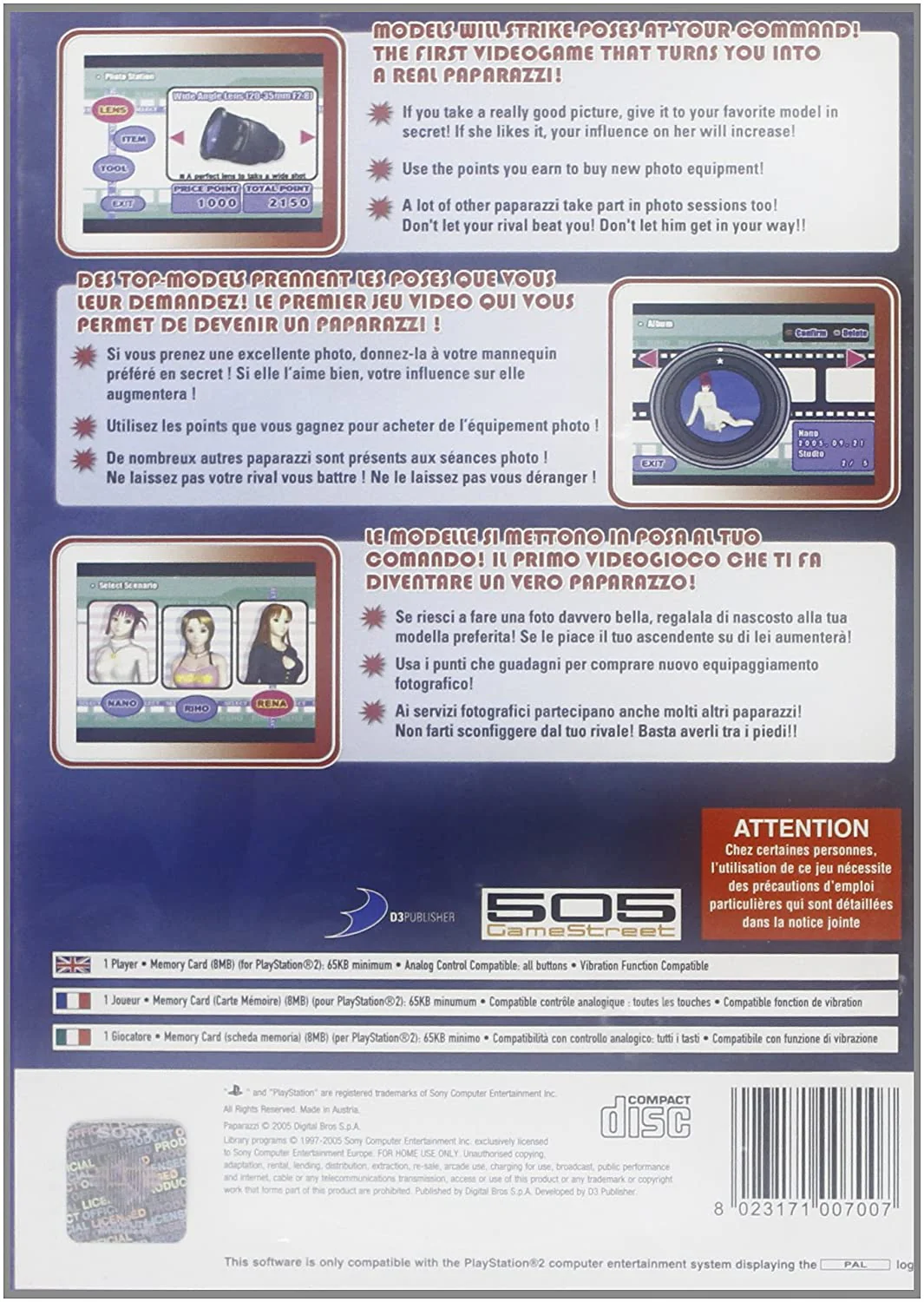 PAPARAZZI PS2 - Image 2