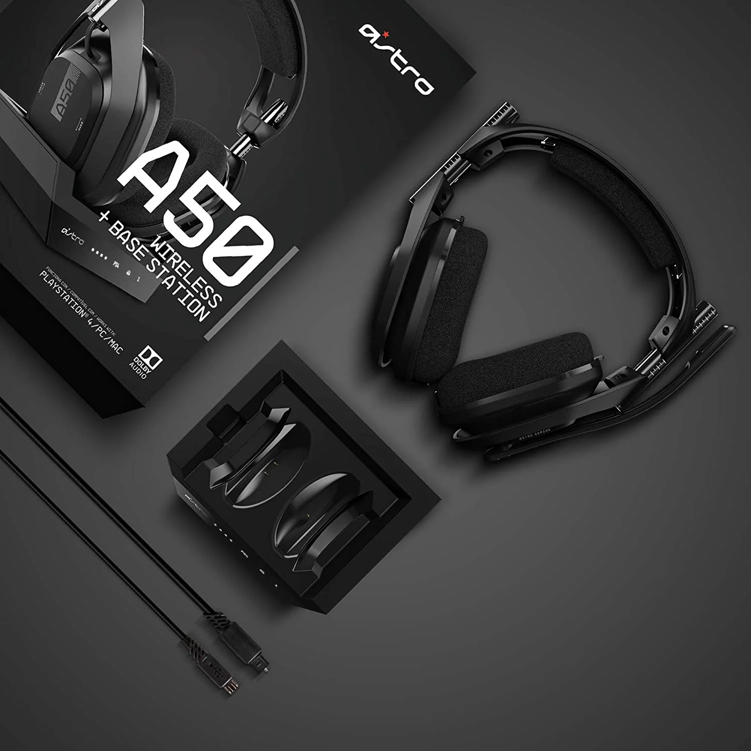 PS4 ASTRO A50 WIRELESS HEADSET GEN. 4 + BASE DI RICARICA - Image 6