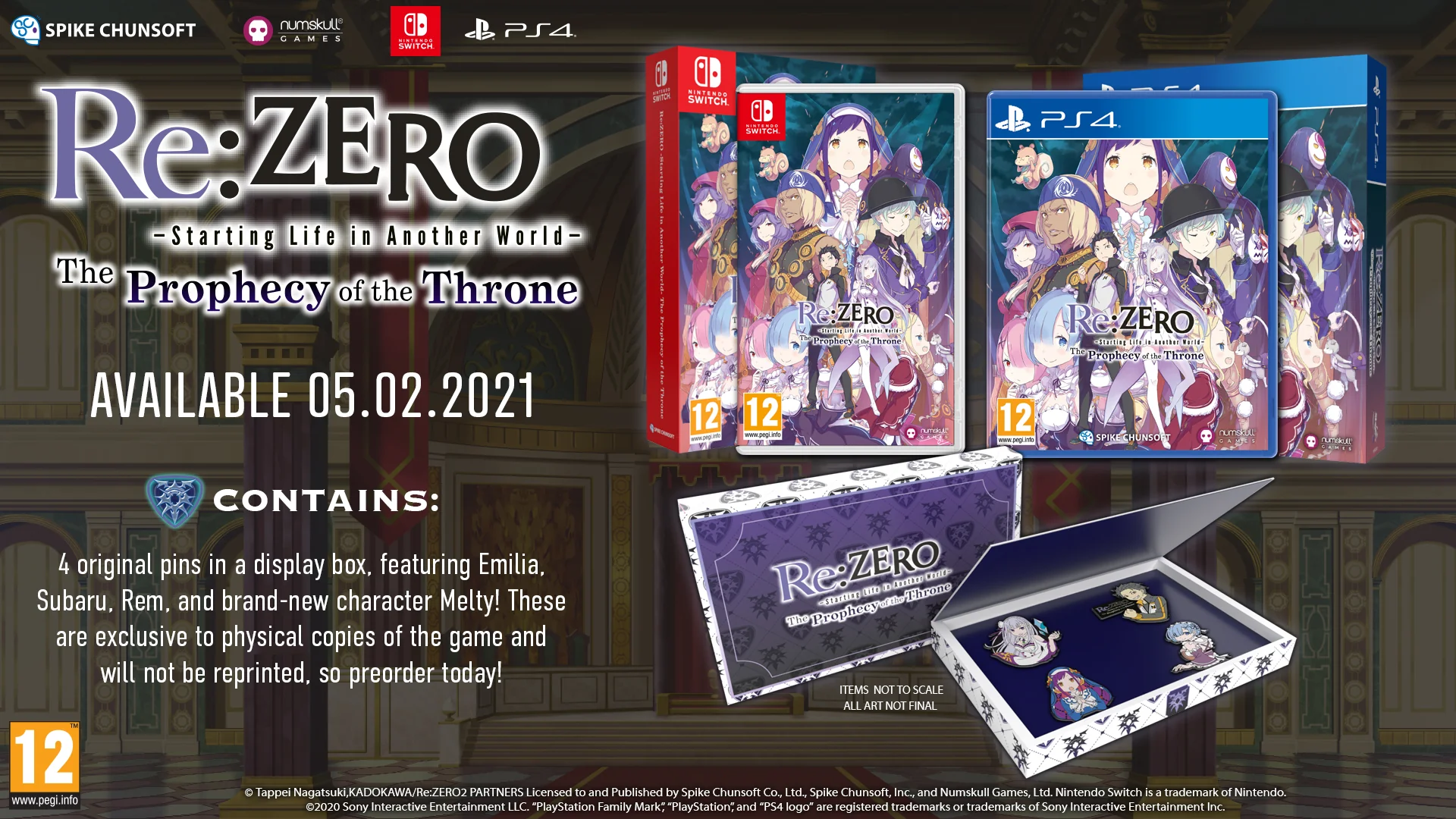 Re:ZERO − Starting Life in Another World The Throne Of Prophecy Nintendo Switch Edizione Regno Unito - Image 4
