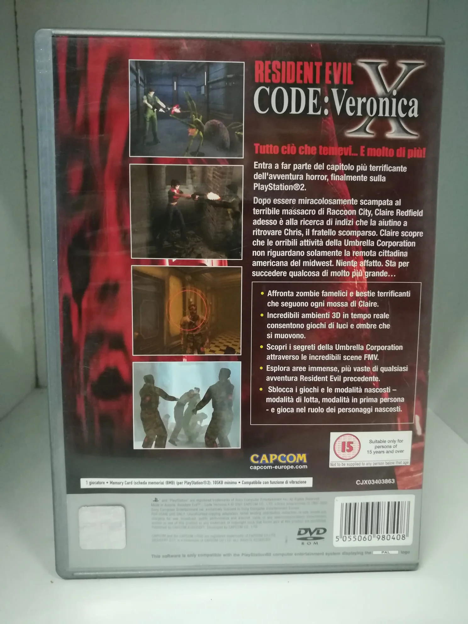 RESIDENT EVIL-CODE VERONICA X PS2 (usato)(versione italiana) - Image 2