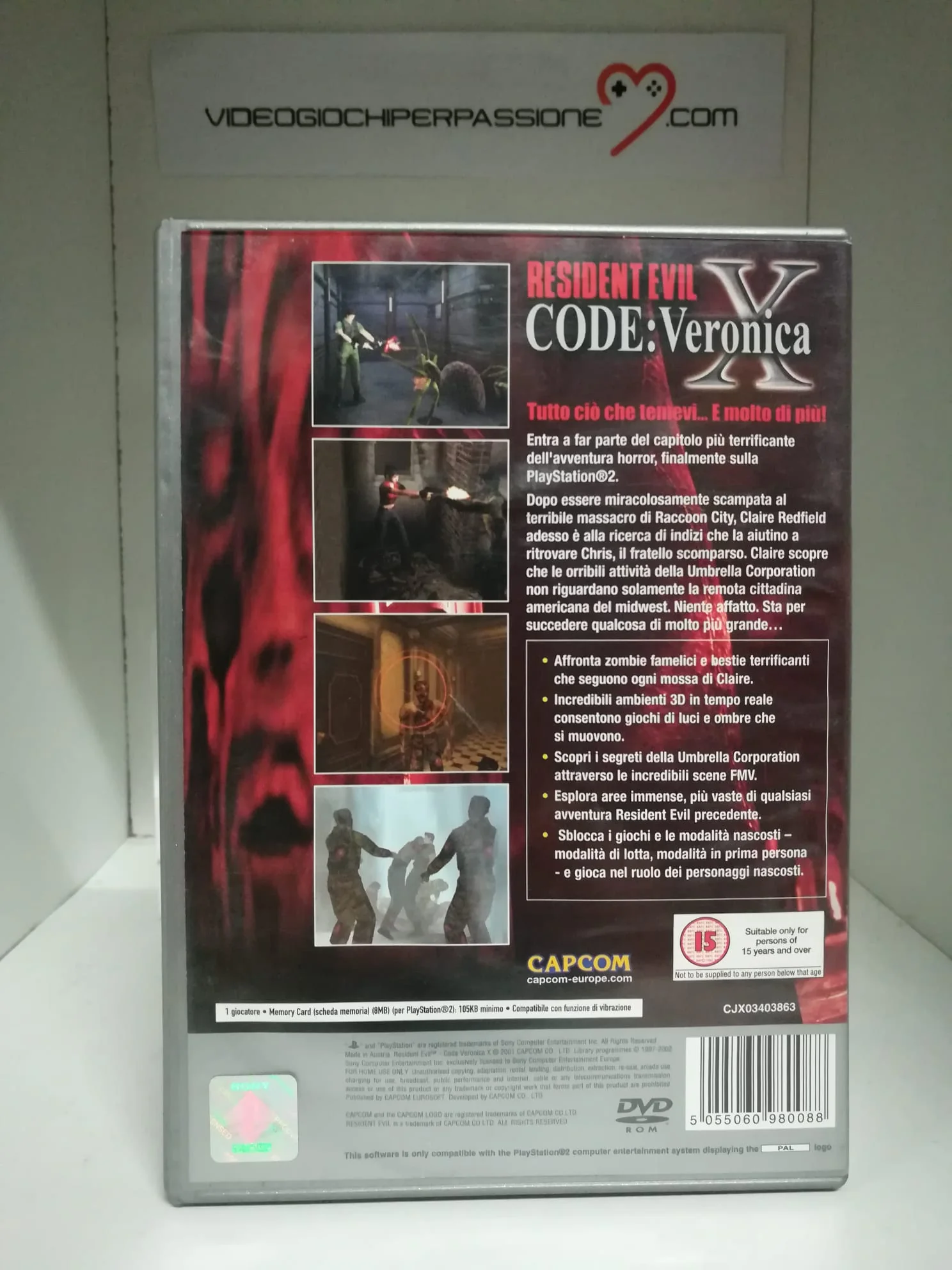 RESIDENT EVIL - CODE VERONICA X PS2 (usato garantito) - Image 2