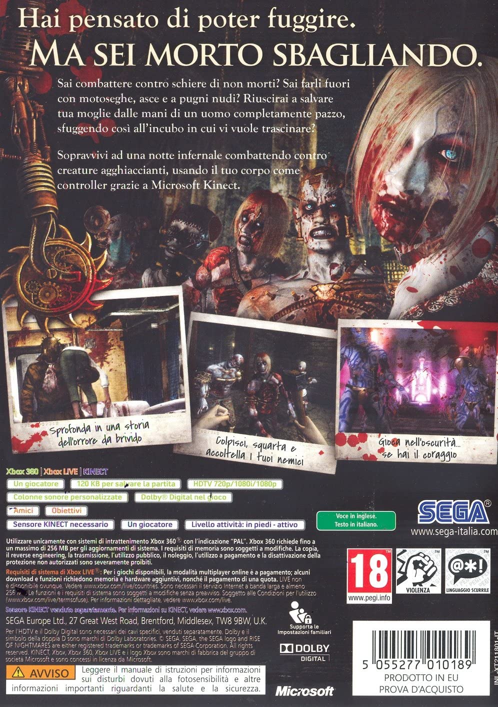 RISE OF NIGHTMARES XBOX 360 (versione italiana) - Image 2