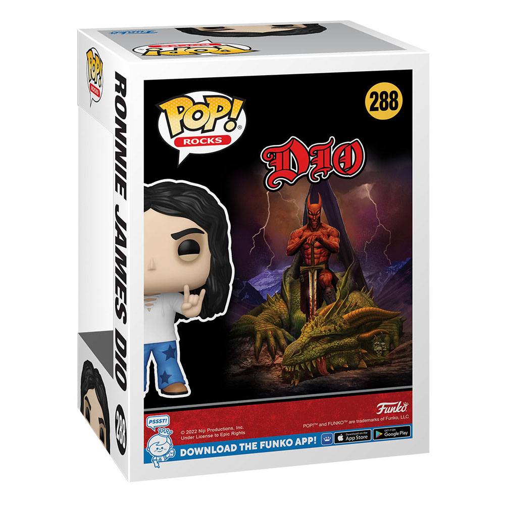 Ronnie James Dio POP! Rocks Vinyl Figure 9 cm [PREORDINE] - Image 3