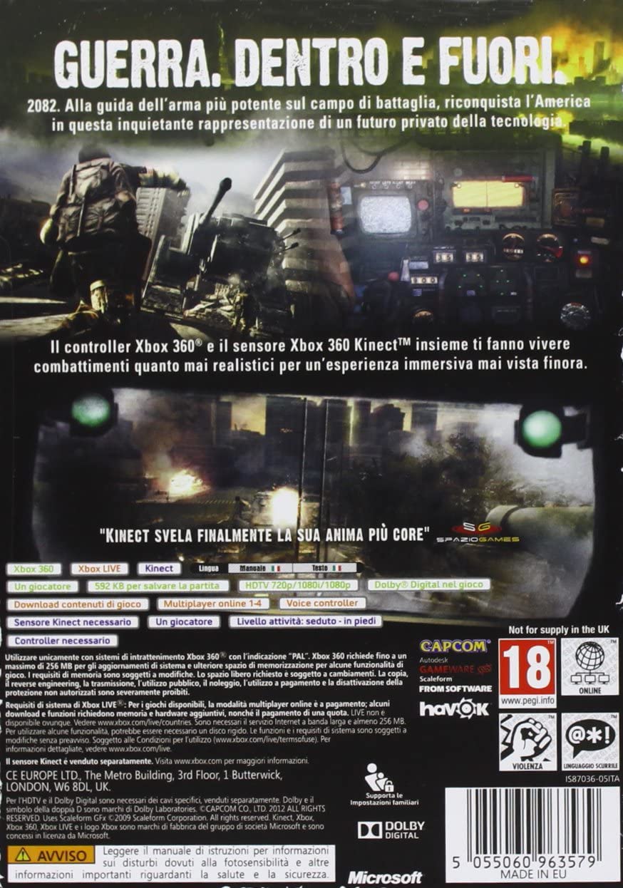 STEEL BATTALION HEAVY ARMOR XBOX 360 EDIZIONE ITALIANA(KINECT) - Image 2