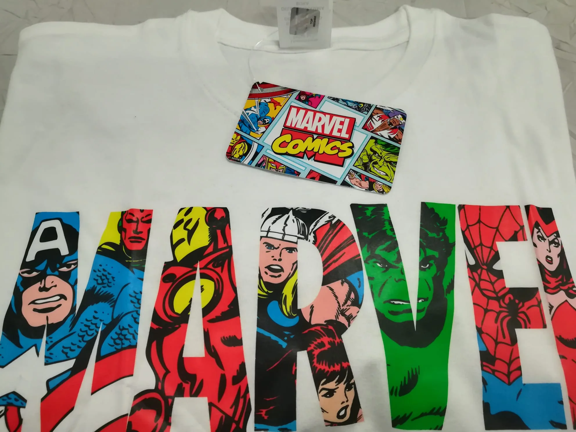 T-Shirt Marvel Logo Fumetti - Image 2