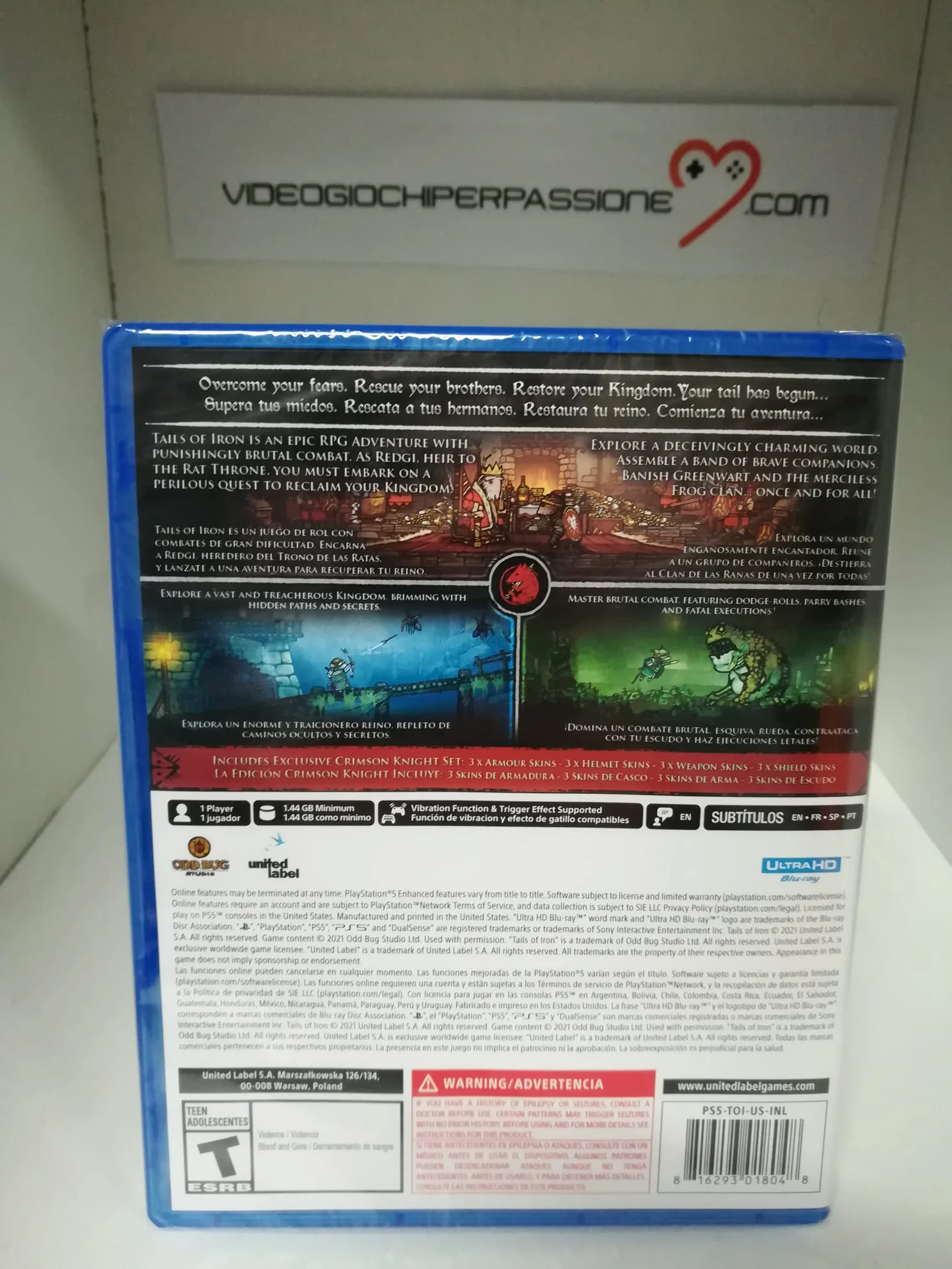 Tails Of Iron Crimson Knight Edition Playstation 5 (versione americana) - Image 2