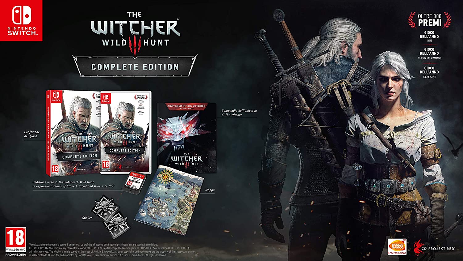 THE WITCHER 3: WILD HUNT COMPLETE EDITION NINTENDO SWITCH EDIZIONE ITALIANA - Image 2
