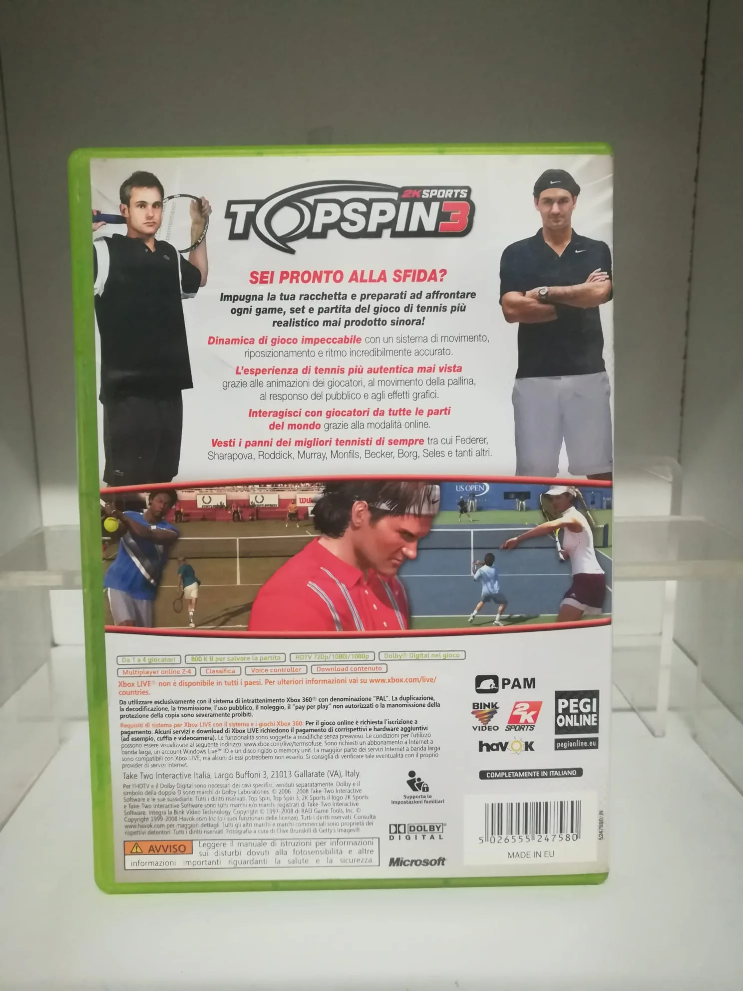 TOP SPIN 3 XBOX 360 (usato garantito) - Image 2
