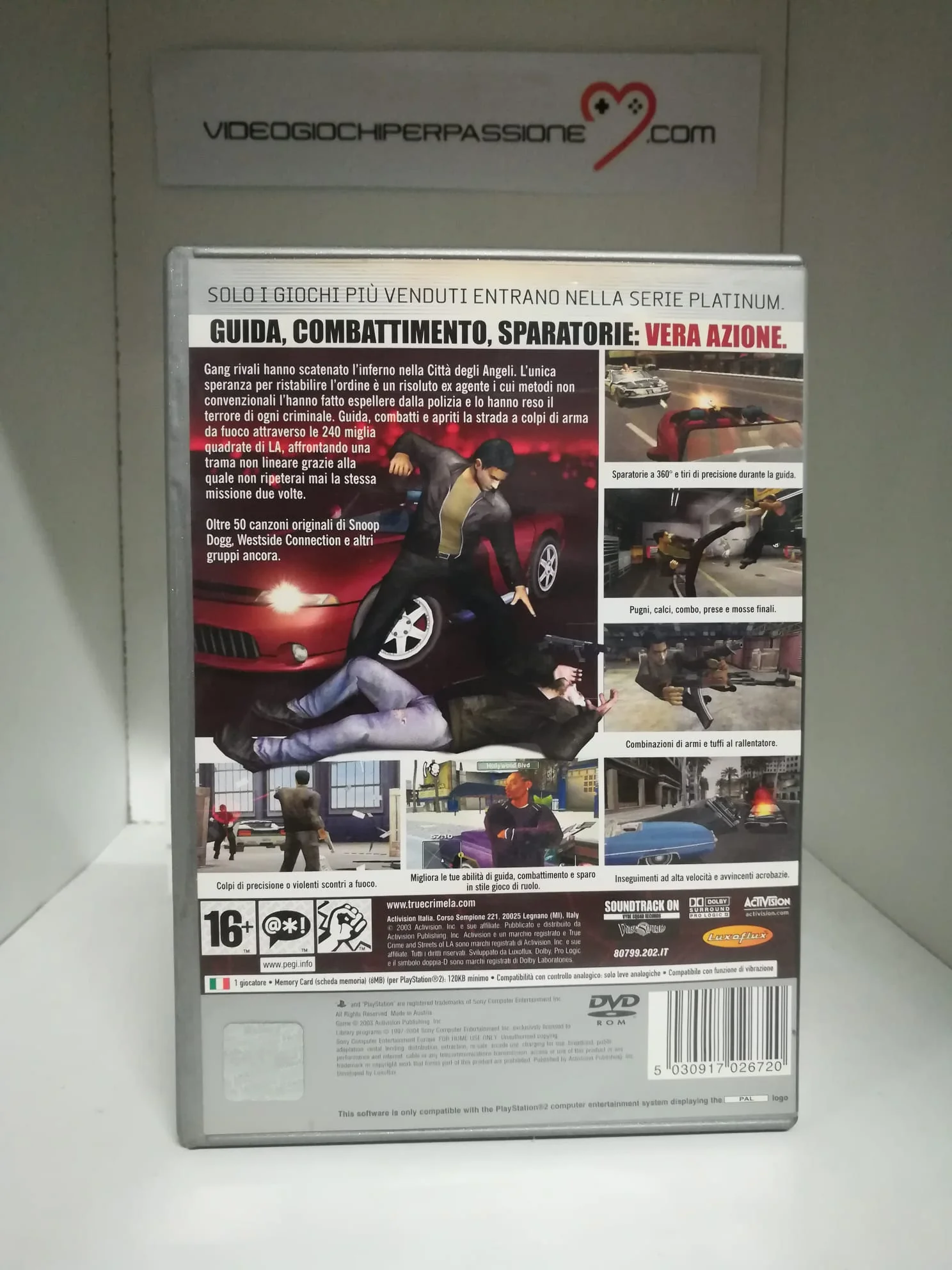 TRUE CRIME STREETS OF LA PS2 (usato garantito)(ver. italiana) - Image 2