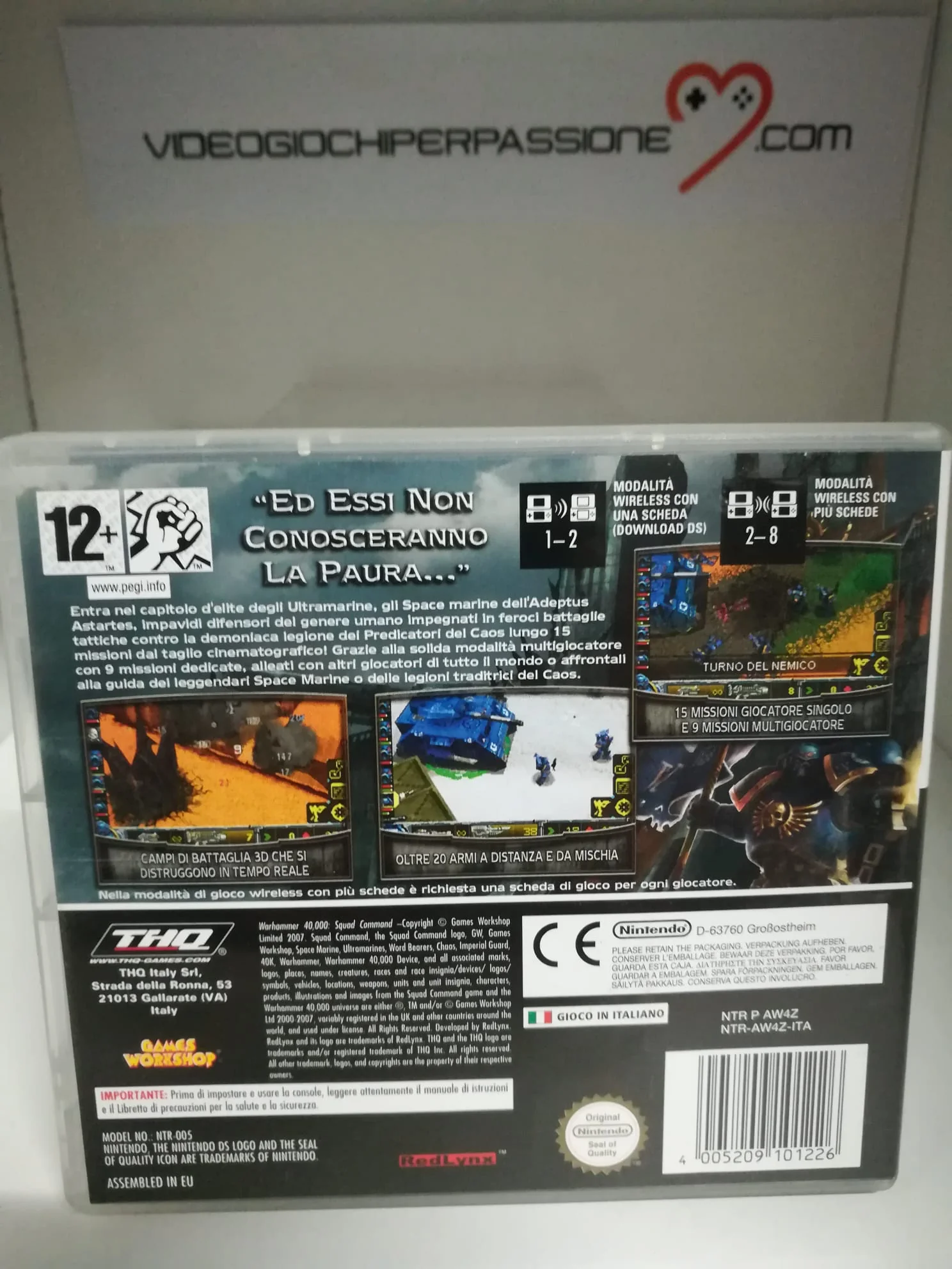 WARHAMMER 40.000 SQUAD COMMAND NINTENDO DS (usato garantito) - Image 2