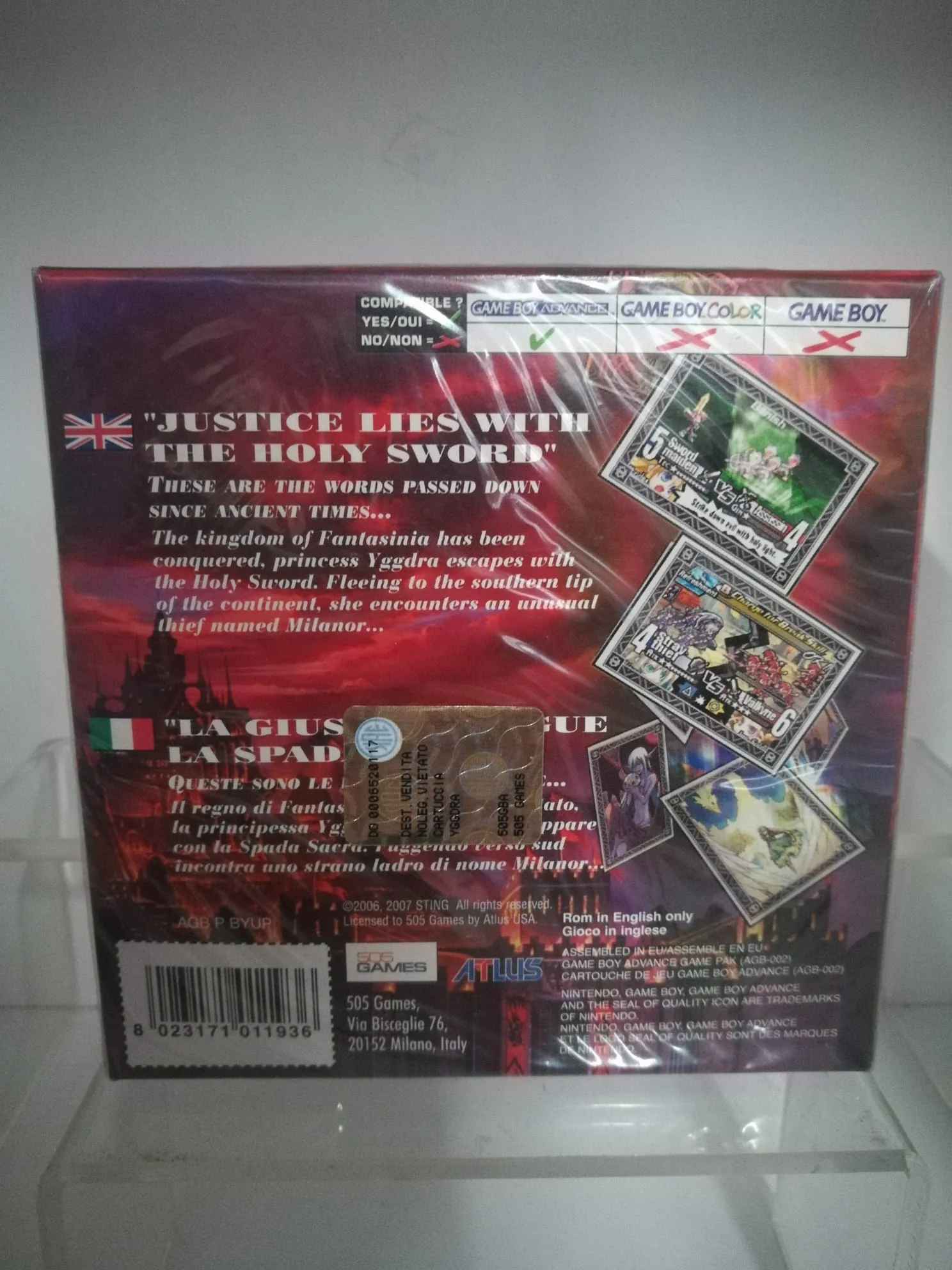 YGGDRA UNION we'll never fight alone NINTENDO GBA (versione italiana)(NUOVO) - Image 2
